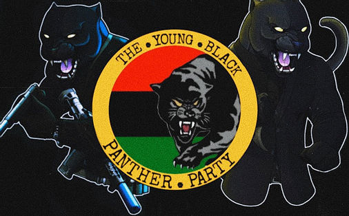 Logo avec des panthères noires